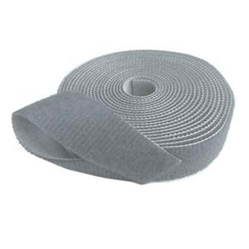 Velcro Qwik Tie | Cinza |19,1mm X 22,86mts